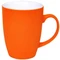 Кружка Sweet с прорезиненным покрытием, оранжевый, 350 мл фото