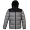 Оптом Куртка JRC Siberia, био-пух, серая / черная для нанесения логотипа или надписи Куртка JRC Siberia, био-пух, серая / черная фото