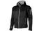 Куртка софтшел мужская Slazenger Match, черная/ средне-серая фото