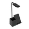 Лампа настольная с беспроводной зарядкой Stark, черная фото
