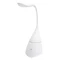 Лампа настольная с колонкой Swanny, белая фото