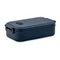 Ланч-бокс из переработанного пластика Indus, темно-синий фото