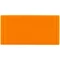 Лейбл из ПВХ Dzeta, S, оранжевый неон фото