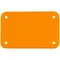 Лейбл из ПВХ Kreta, S, оранжевый фото