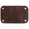 Лейбл кожаный Beta, S, коричневый фото