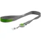 Лента для бейджа с ретрактором Devon, серая / зеленая фото