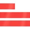 Лента сатиновая Satin 20 XXL, 250 см, красная фото