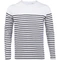 Лонгслив мужской Sol's Matelot LSL Men, белый / синий фото