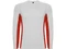 Лонгслив мужской Roly Shanghai, белый / красный фото