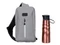 Набор Athletic Nomad: рюкзак-слинг, бутылка для воды, серый / красный фото