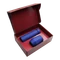 Набор Cofer Hot Box E Edge CO12s Red: термос с датчиком температуры, кофер, soft-touch, синий фото