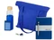 Набор Color Refine: блокнот, ручка, чехол для пропуска с ретрактором, бутылка, шоппер, синий фото