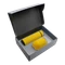 Набор Hot Box CS grey: кофер, термос с датчиком температуры, желтый фото