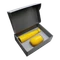 Набор New Box C grey: кофер, термобутылка, желтый фото