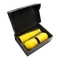 Набор New Box C2 black: 2 кофера, термобутылка, желтый фото