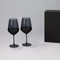 Набор подарочный Portobello Black Edition: два бокала для вина в коробке, черный фото