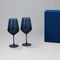 Набор подарочный Portobello Sapphire: два бокала для вина в коробке, синий фото
