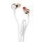 Наушники проводные внутриканальные, гарнитура, JBL T210, белый/ розовые Наушники проводные внутриканальные, гарнитура, JBL T210, белый/ розовые фото