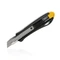 Нож профессиональный строительный из переработанного пластика RCS XD Collection, черный / желтый фото