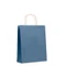 Оптом Пакет подарочный средний Paper Tone, 90 г/м², синий для нанесения логотипа или надписи Пакет подарочный средний Paper Tone, 90 г/м², синий фото