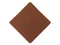 Патч «Ромб», нубук, коричневый фото