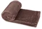 Оптом Плед флисовый «Фолд», коричневый для нанесения логотипа или надписи Плед флисовый «Фолд», коричневый фото