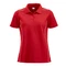 Поло женское Clique New Alpena 200, красное фото