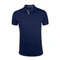 Поло мужское Sol's Portland Men 200, темно-синее / серое фото