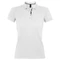 Поло женское Sol's Portland Women 200, белое / серое фото