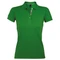 Поло женское Sol's Portland Women 200, зеленое / серое фото