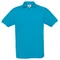 Футболка поло мужская B&C Safran, насыщенная голубая фото