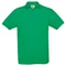 Футболка поло мужская B&C Safran, зеленая фото