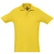 Поло мужское Sol's Spring 210, желтое фото