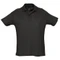 Поло мужское Sol's Summer 170, черное фото