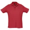 Поло мужское Sol's Summer 170, красное фото