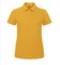 Футболка поло женская B&C ID.001, желтая фото