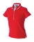 Поло женское JRC Rodi Lady 180, красное / голубое фото