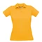 Футболка поло женская B&C Safran Pure, желтая фото