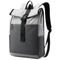 Рюкзак для ноутбука Alvort с желтым пуллером, светло-серый / серый фото