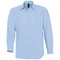 Рубашка мужская Sol's Boston 135, голубая фото