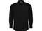 Оптом Рубашка мужская с длинным рукавом Roly Aifos, черная для нанесения логотипа или надписи Рубашка мужская с длинным рукавом Roly Aifos, черная фото