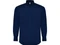 Оптом Рубашка мужская с длинным рукавом Roly Aifos, темно-синяя для нанесения логотипа или надписи Рубашка мужская с длинным рукавом Roly Aifos, темно-синяя фото