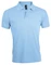 Рубашка поло мужская Sol's Prime Men 200, голубая фото