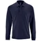 Рубашка поло с длинным рукавом мужская Sol's Perfect LSL Men, темно-синяя фото