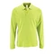 Рубашка поло с длинным рукавом мужская Sol's Perfect LSL Men, зеленая яблоко фото