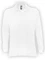 Рубашка поло с длинным рукавом мужская Sol's Star 170, белая фото