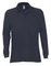 Рубашка поло с длинным рукавом мужская Sol's Star 170, темно-синяя фото