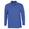 Оптом Рубашка поло с длинным рукавом мужская Sol's Winter II 210, ярко-синяя для нанесения логотипа или надписи Рубашка поло с длинным рукавом мужская Sol's Winter II 210, ярко-синяя фото