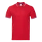 Оптом Рубашка поло мужская Stan 04RUS, 185 гр/м2, красная / триколор для нанесения логотипа или надписи Рубашка поло мужская Stan 04RUS, 185 гр/м2, красная / триколор фото