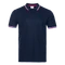 Оптом Рубашка поло мужская Stan 04RUS, 185 гр/м2, темно-синяя / триколор для нанесения логотипа или надписи Рубашка поло мужская Stan 04RUS, 185 гр/м2, темно-синяя / триколор фото